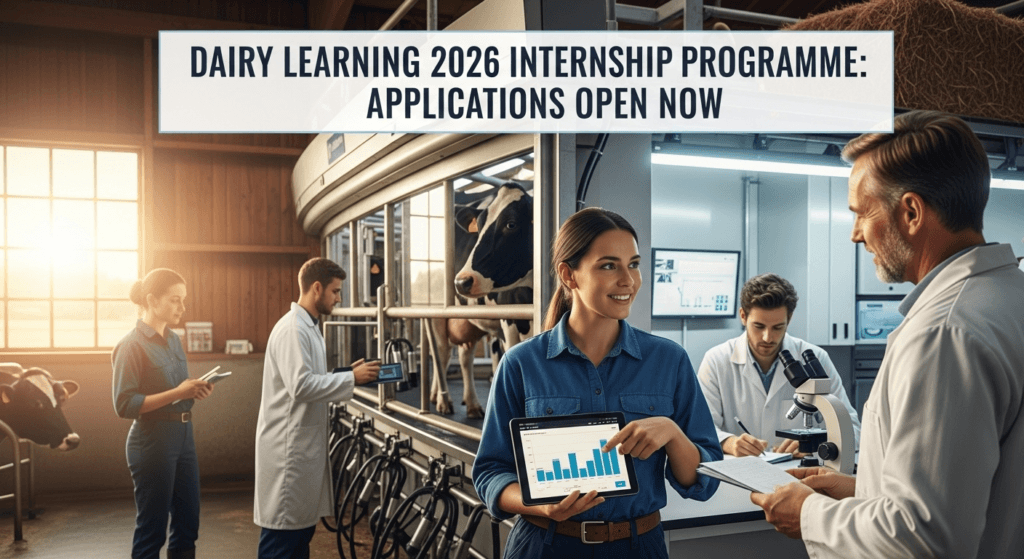 Dairy Learning 2026 Internship Programme: Applications Open Now ...