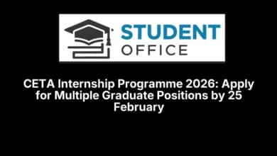 CETA Internship Programme 2026: Apply for Multiple Graduate Positions by 25 February