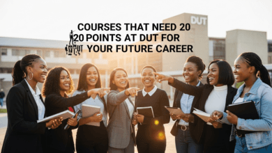 Courses That Need 20 Points At DUT For Your Future Career