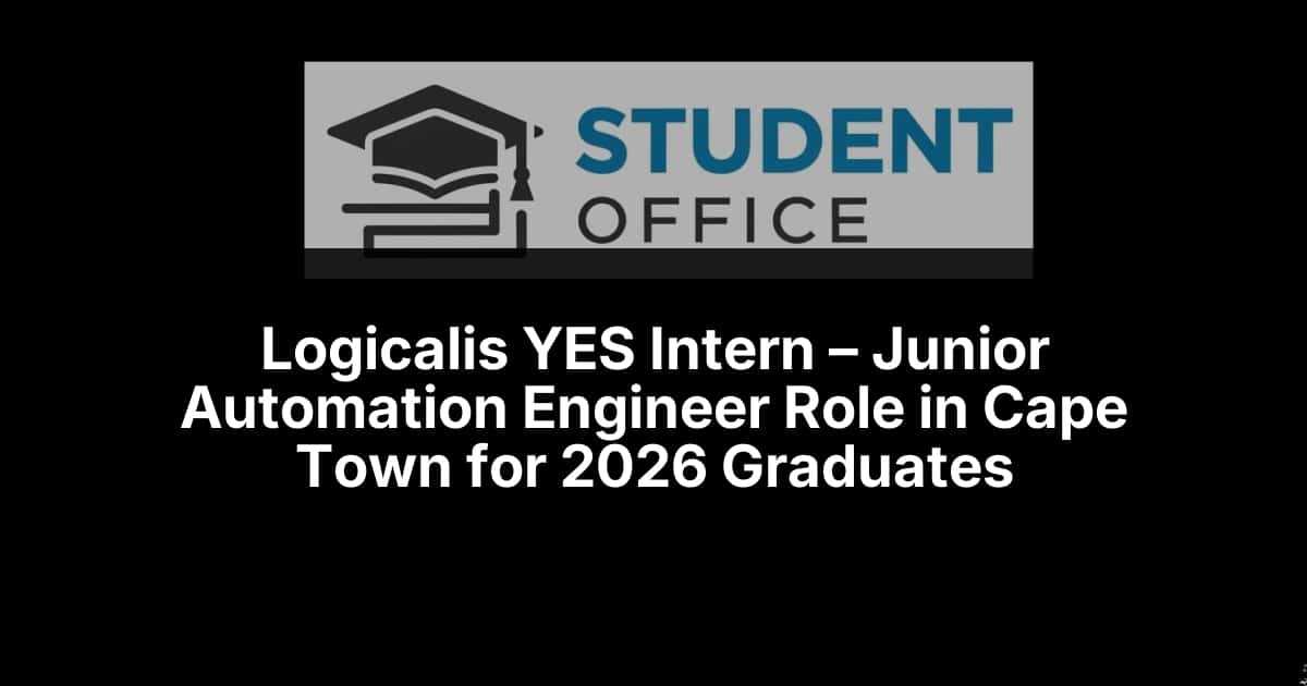 Logicalis YES Intern – Junior Automation Engineer Role in Cape Town for 2026 Graduates