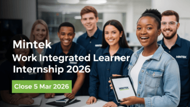 Mintek Work Integrated Learner Internship 2026 – Close 5 Mar 2026
