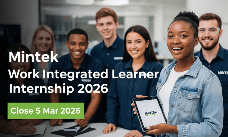 Mintek Work Integrated Learner Internship 2026 – Close 5 Mar 2026