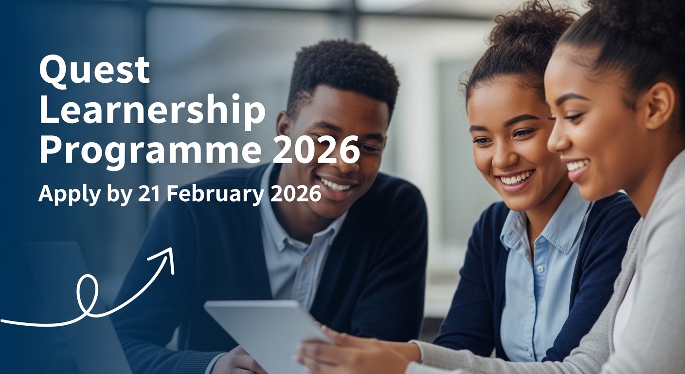 Quest Learnership Programme 2026: Apply by 21 February 2026