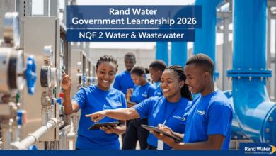 Rand Water Government Learnership 2026 – NQF 2 Water & Wastewater
