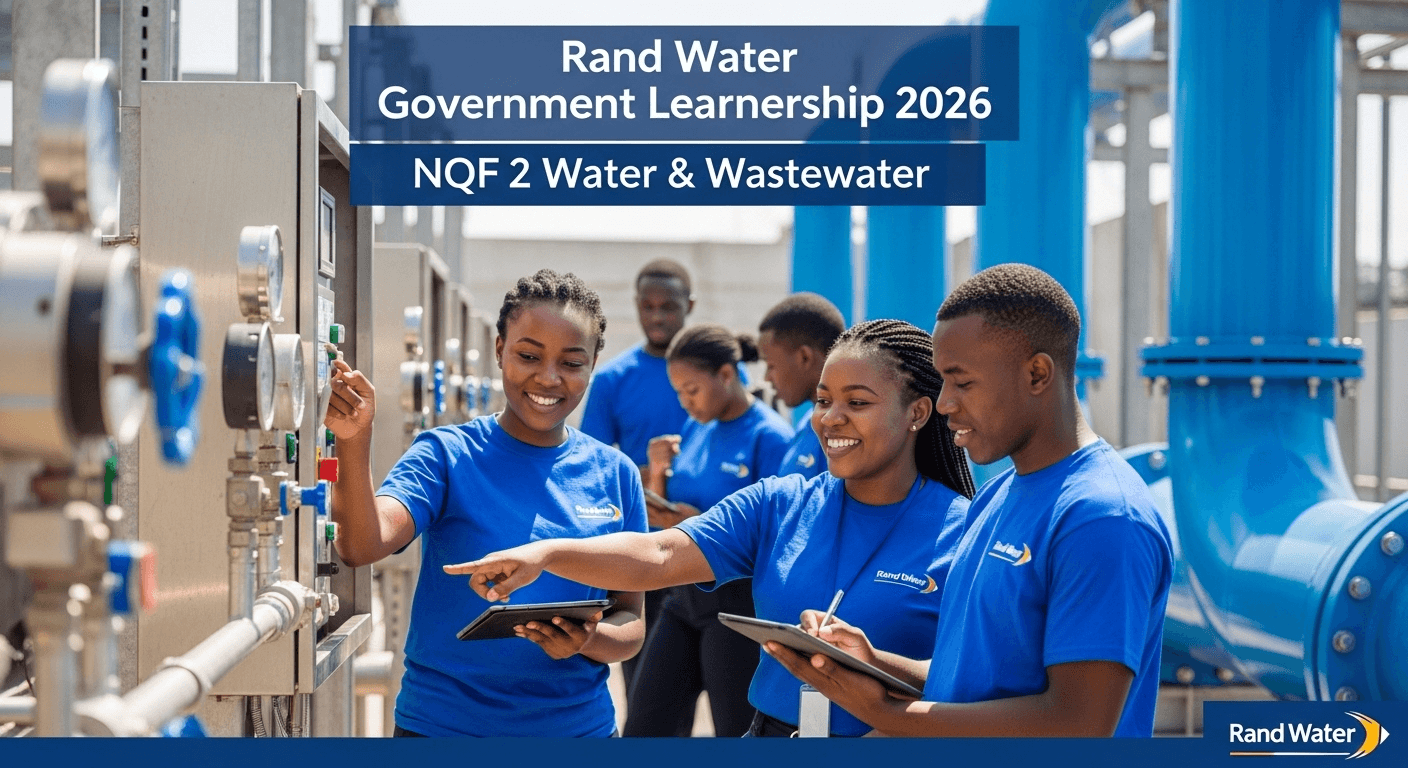 Rand Water Government Learnership 2026 – NQF 2 Water & Wastewater