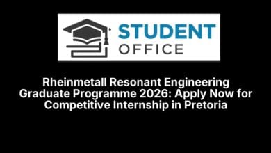 Rheinmetall Resonant Engineering Graduate Programme 2026: Apply Now for Competitive Internship in Pretoria