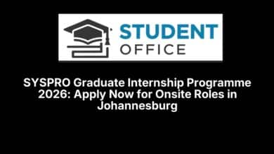 SYSPRO Graduate Internship Programme 2026: Apply Now for Onsite Roles in Johannesburg