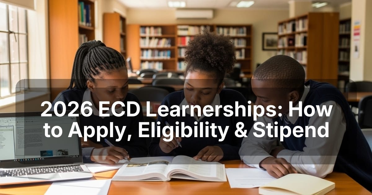 2026 ECD Learnerships: How to Apply, Eligibility & Stipend