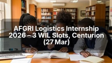 AFGRI Logistics Internship 2026 – 3 WIL Slots, Centurion (27 Mar)