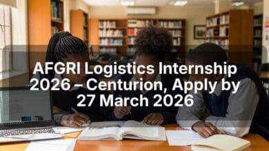 AFGRI Logistics Internship 2026 – Centurion, Apply by 27 March 2026