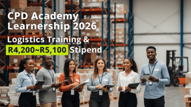 CPD Academy Learnership 2026 – Logistics Training & R4,200‑R5,100 Stipend