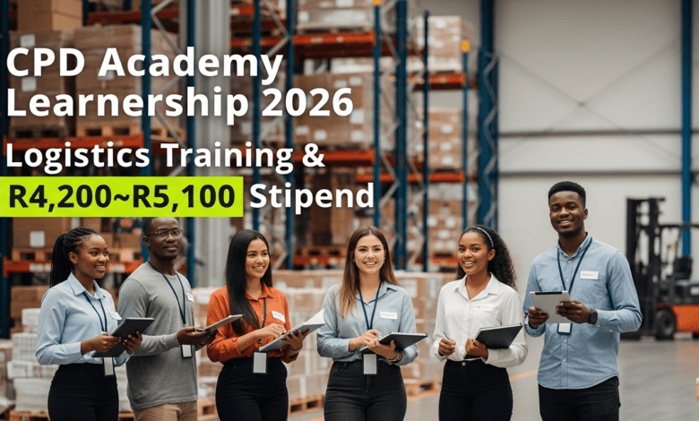 CPD Academy Learnership 2026 – Logistics Training & R4,200‑R5,100 Stipend