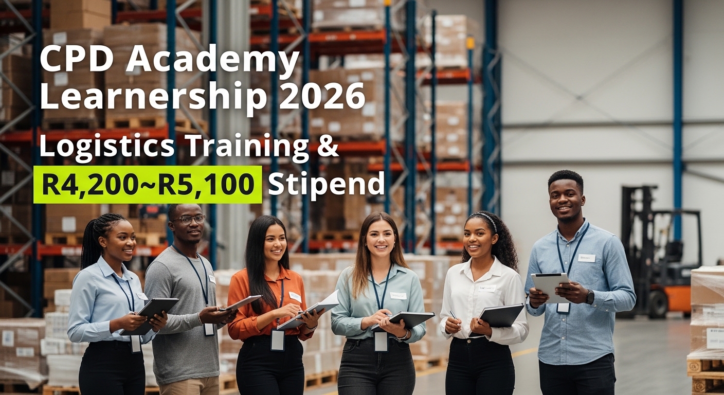 CPD Academy Learnership 2026 – Logistics Training & R4,200‑R5,100 Stipend