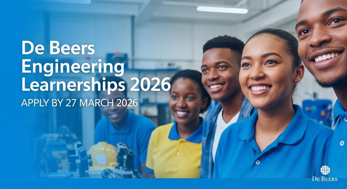 De Beers Engineering Learnerships 2026 – Apply by 27 March 2026