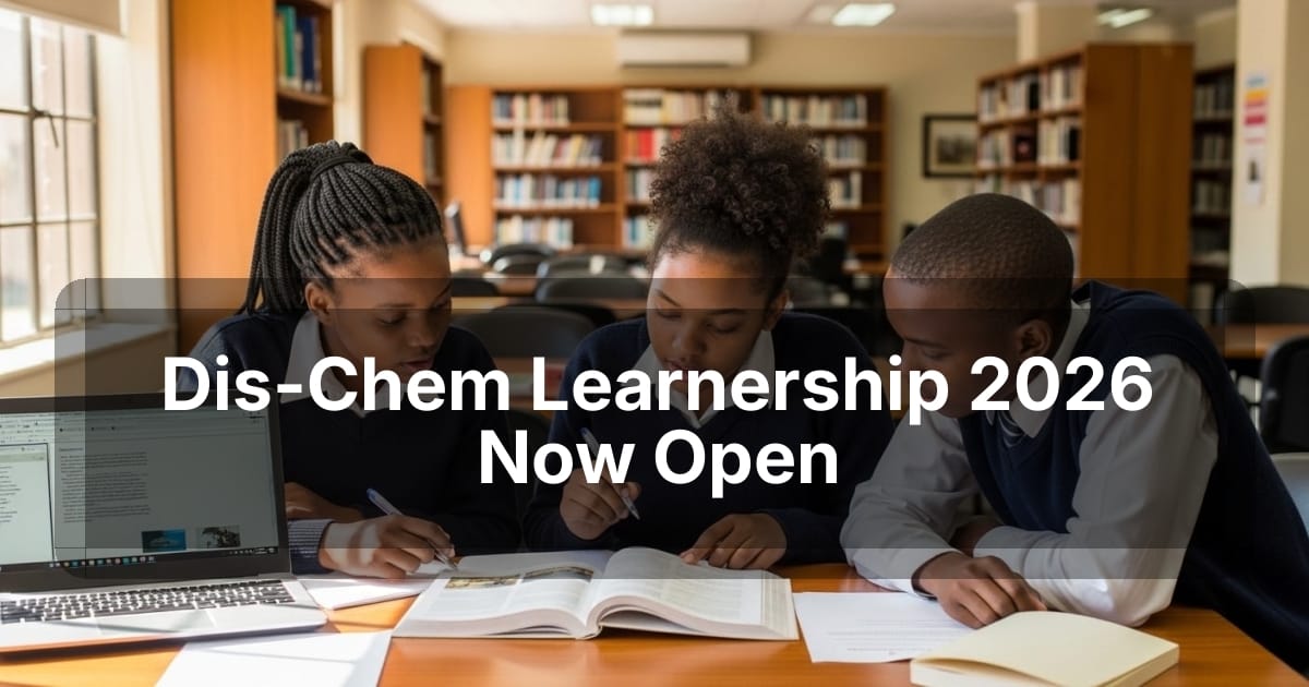 Dis-Chem Learnership 2026 Now Open