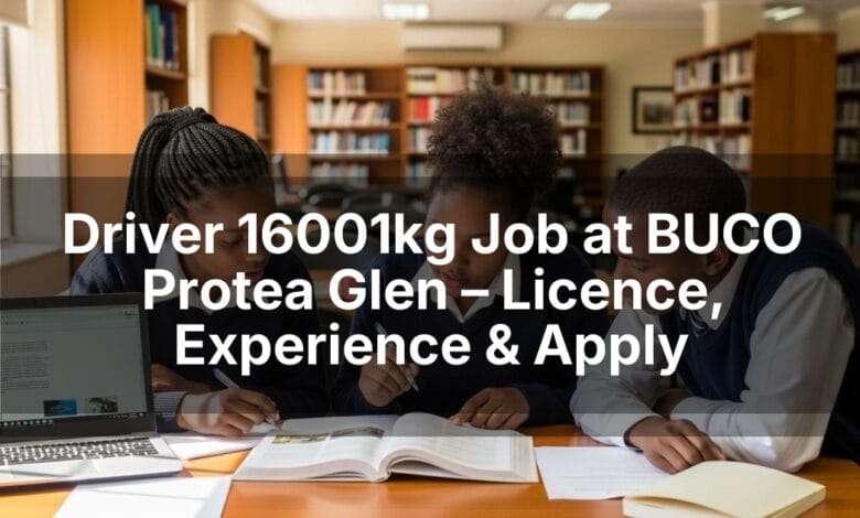 Driver 16001kg Job at BUCO Protea Glen – Licence, Experience & Apply