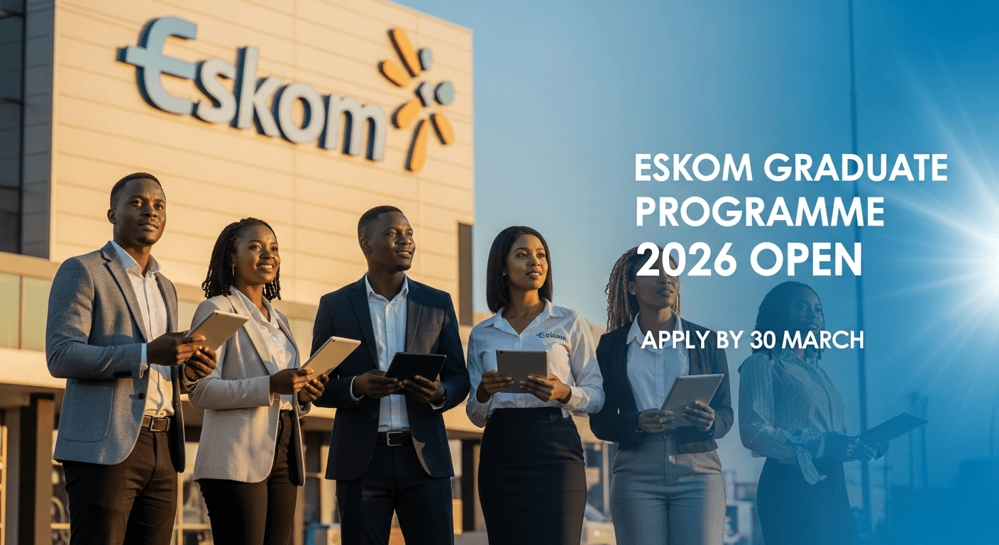 Eskom Graduate Programme 2026 Open – Apply by 30 March