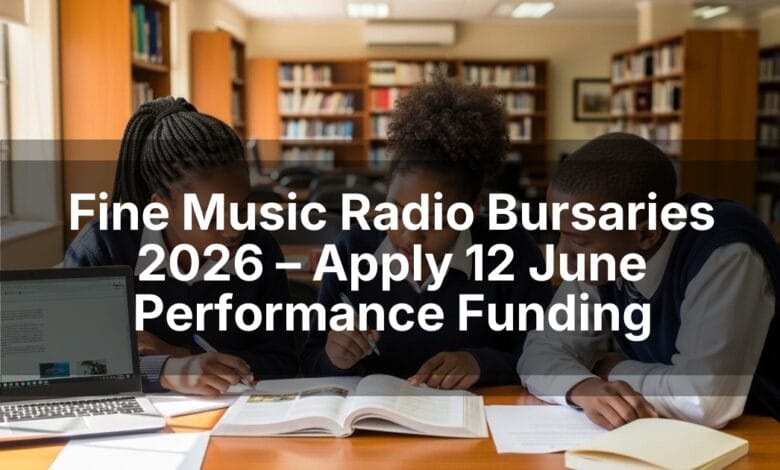 Fine Music Radio Bursaries 2026 – Apply 12 June Performance Funding