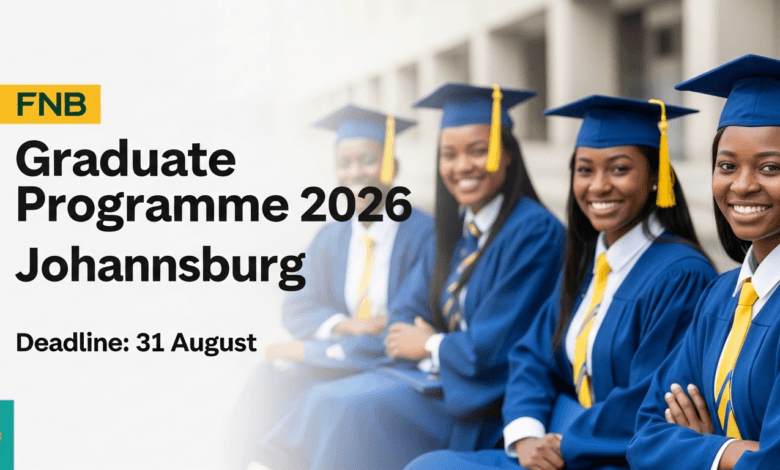 FNB Graduate Programme 2026 Johannesburg – Deadline 31 August