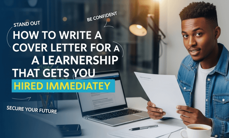 How to Write a Cover Letter for a Learnership That Gets You Hired Immediately