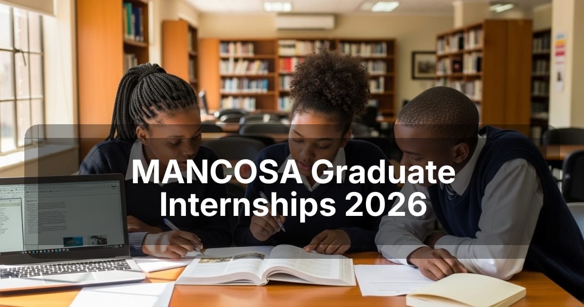 MANCOSA Graduate Internships 2026