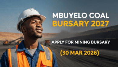 Mbuyelo Coal Bursary 2027 – Apply for Mining Bursary (30 Mar 2026)