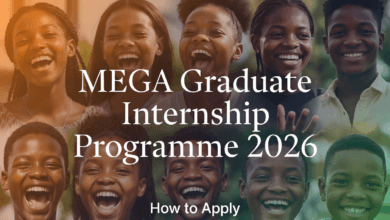 MEGA Graduate Internship Programme 2026 How to Apply
