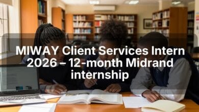 MIWAY Client Services Intern 2026 – 12‑month Midrand internship