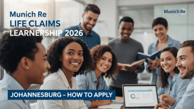 Munich Re Life Claims Learnership 2026 – Johannesburg – How to Apply