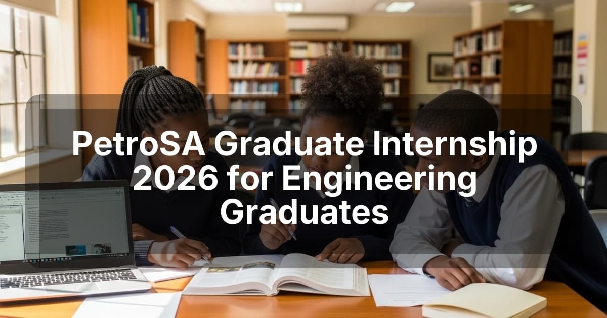 PetroSA Graduate Internship 2026 for Engineering Graduates