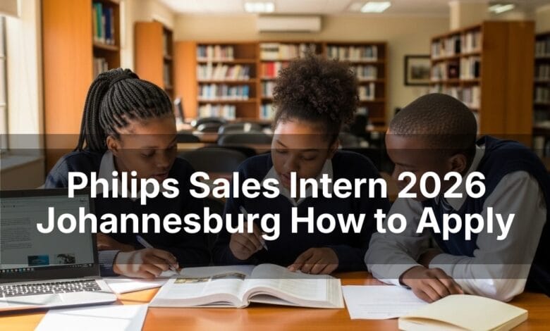 Philips Sales Intern 2026 Johannesburg How to Apply