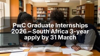 PwC Graduate Internships 2026 – South Africa 3-year apply by 31 March