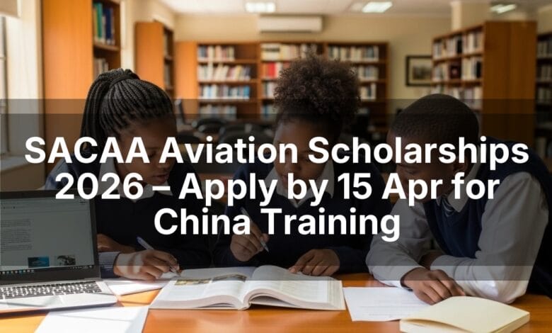 SACAA Aviation Scholarships 2026 – Apply by 15 Apr for China Training