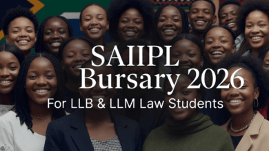 SAIIPL Bursary 2026 for LLB and LLM Law Students
