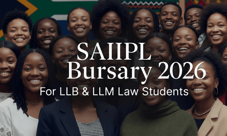 SAIIPL Bursary 2026 for LLB and LLM Law Students