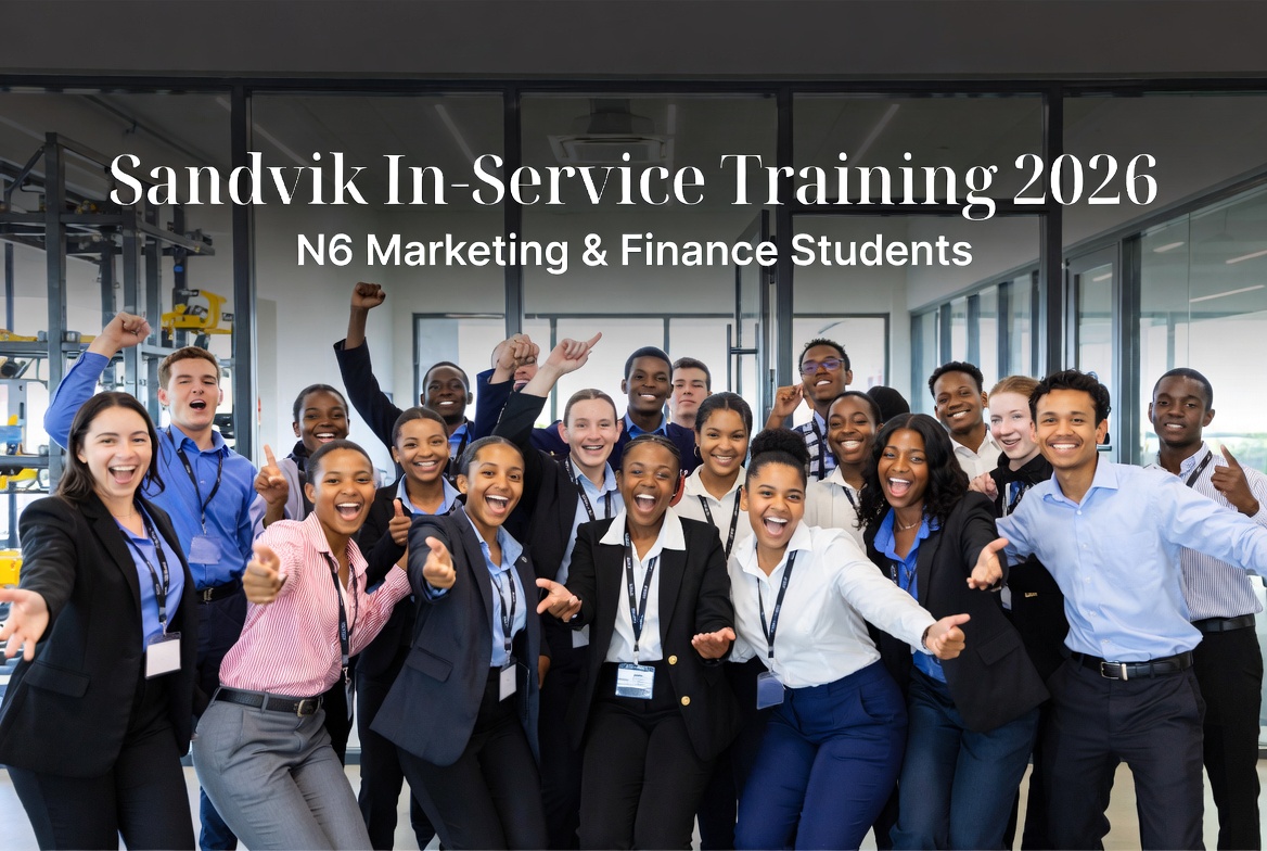 Sandvik In-Service Training 2026 for N6 Marketing and Finance Students