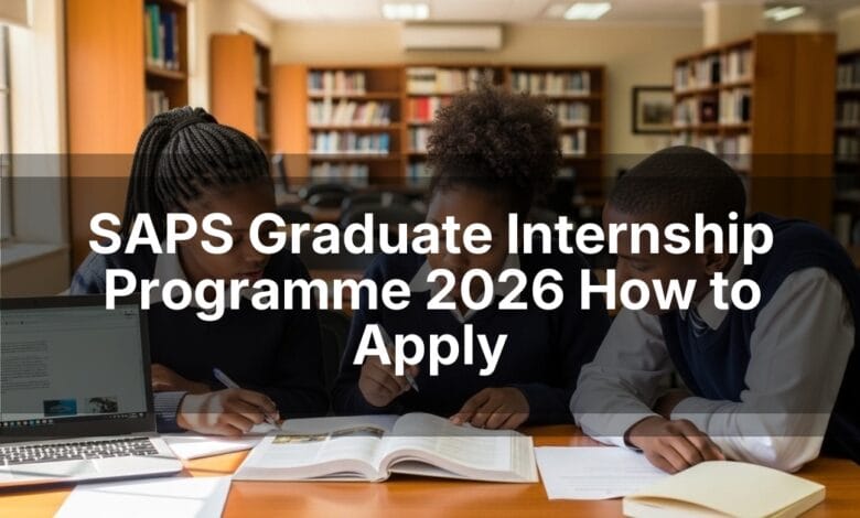 SAPS Graduate Internship Programme 2026 How to Apply