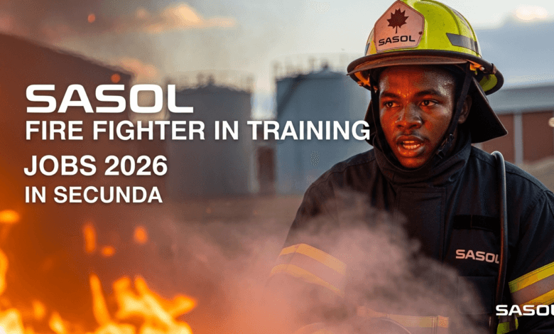 Sasol Fire Fighter in Training Jobs 2026 in Secunda