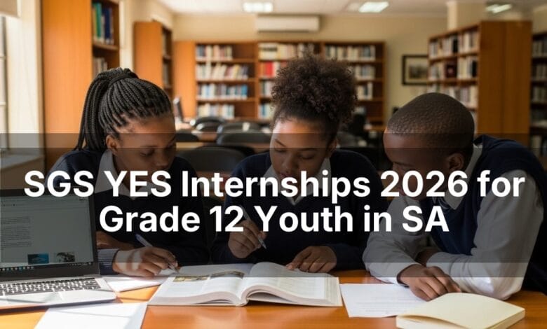SGS YES Internships 2026 for Grade 12 Youth in SA