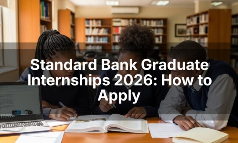 Standard Bank Graduate Internships 2026: How to Apply