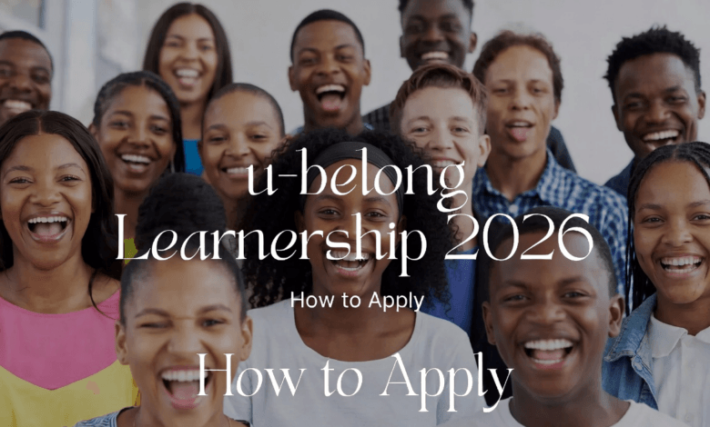 U-Belong Learnership 2026 for South African Youth: How to Apply