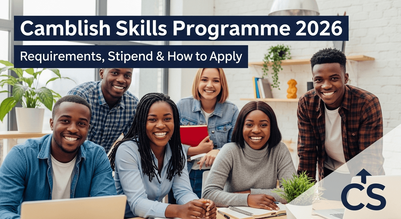 Camblish Skills Programme 2026: Requirements, Stipend & How to Apply