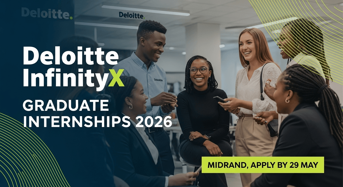 Deloitte InfinityX Graduate Internships 2026 – Midrand, Apply by 29 May