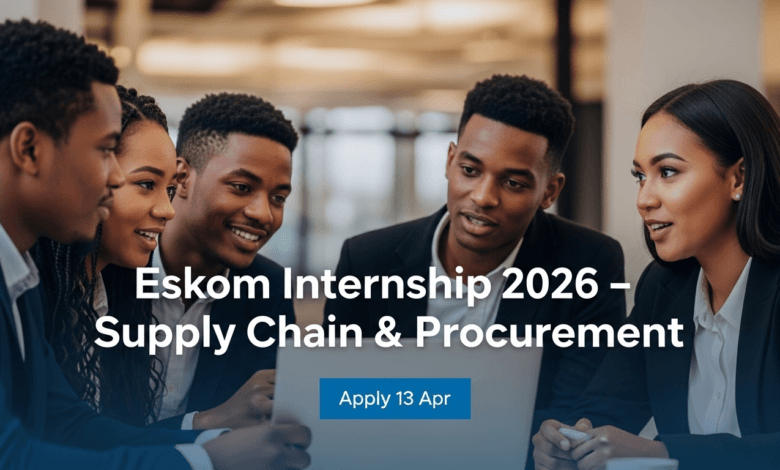 Eskom Internship 2026 – Supply Chain & Procurement, Apply 13 Apr