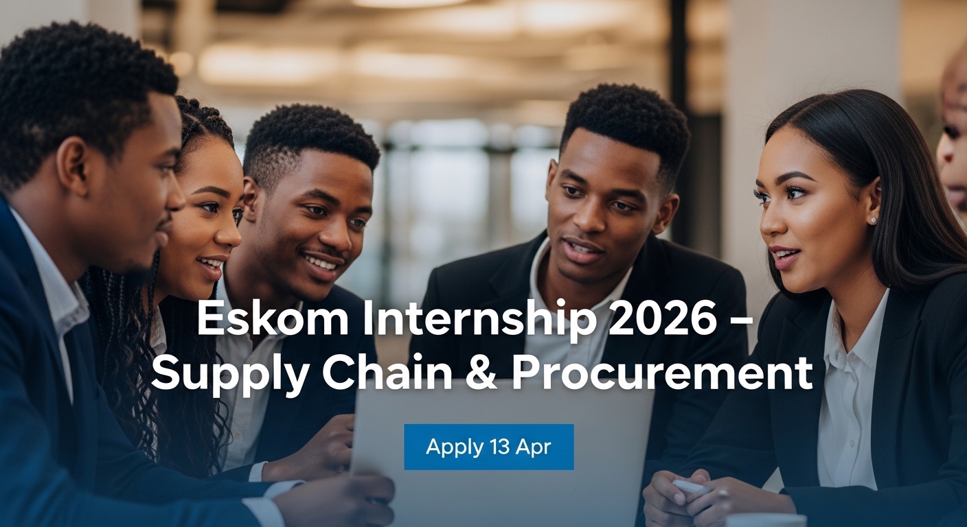 Eskom Internship 2026 – Supply Chain & Procurement, Apply 13 Apr