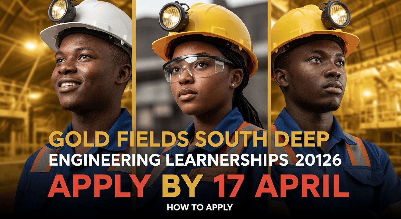 Gold Fields South Deep Engineering Learnerships 2026: How to Apply (Closing 17 April)