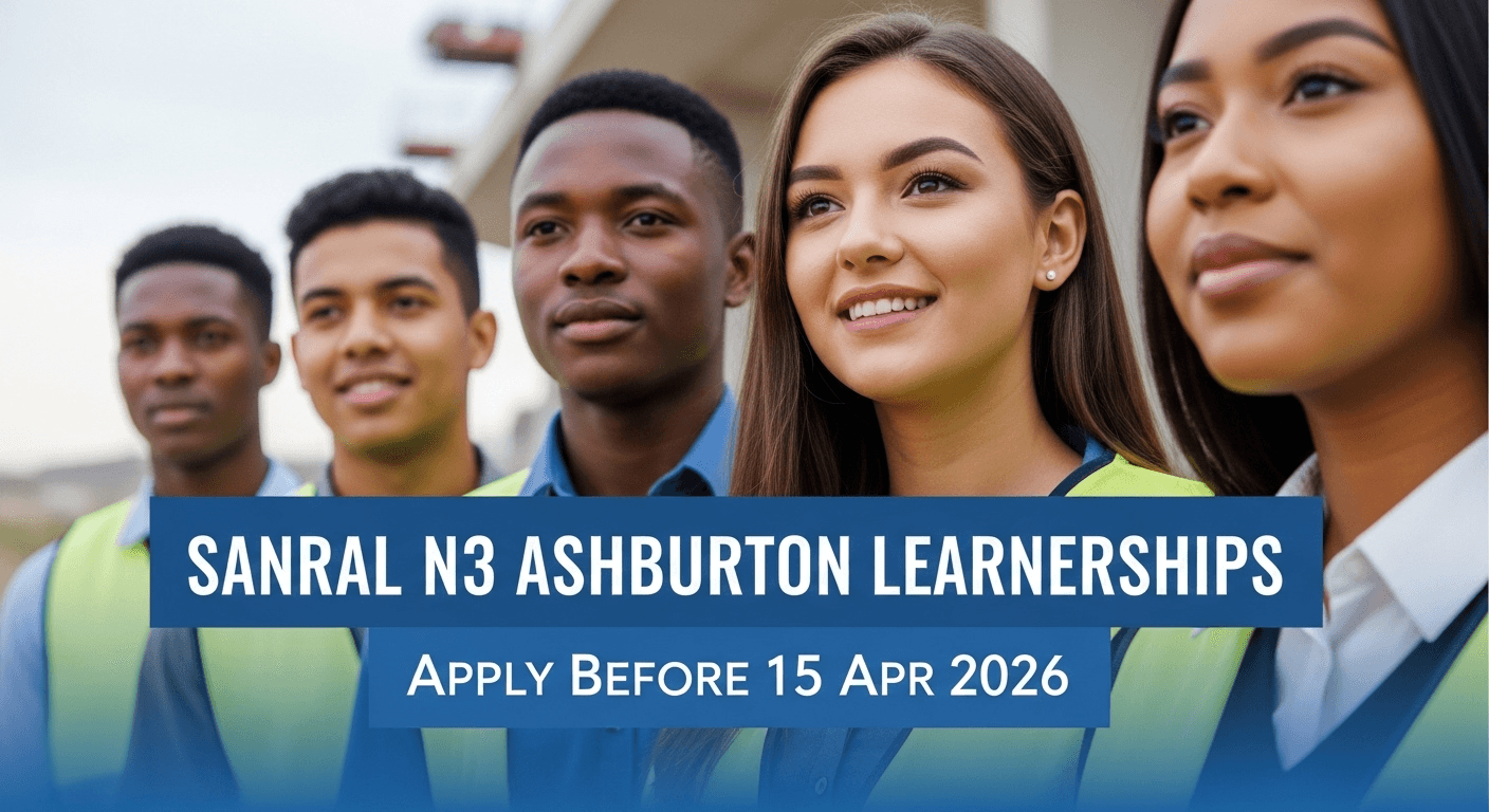 SANRAL N3 Ashburton Learnerships 2026 – Apply Before 15 Apr 2026