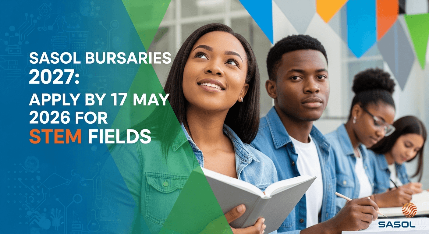 Sasol Bursaries 2027: Apply by 17 May 2026 for STEM Fields
