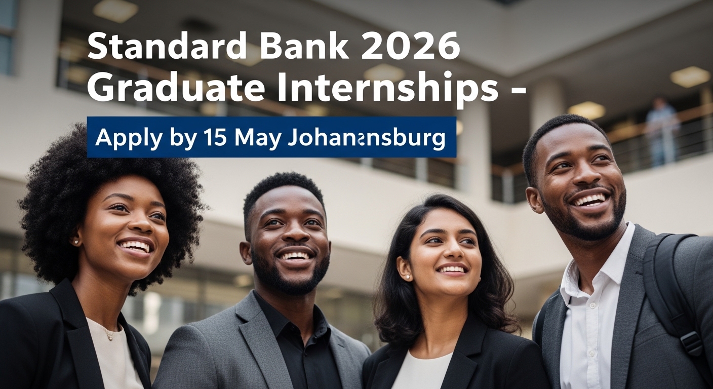 Standard Bank 2026 Graduate Internships – Apply by 15 May Johannesburg