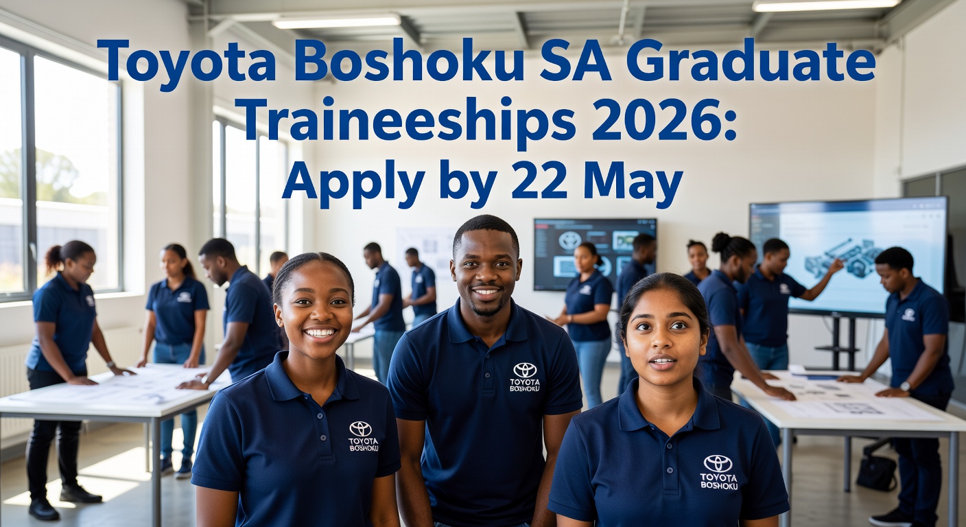 Toyota Boshoku SA Graduate Traineeships 2026: Apply by 22 May